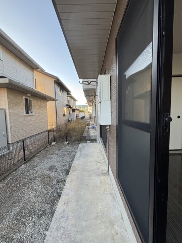 エスポワール米原B棟の庭