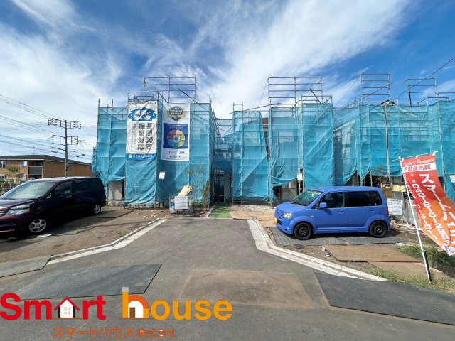 藤沢市今田　新築5棟の前面道路含む現地写真