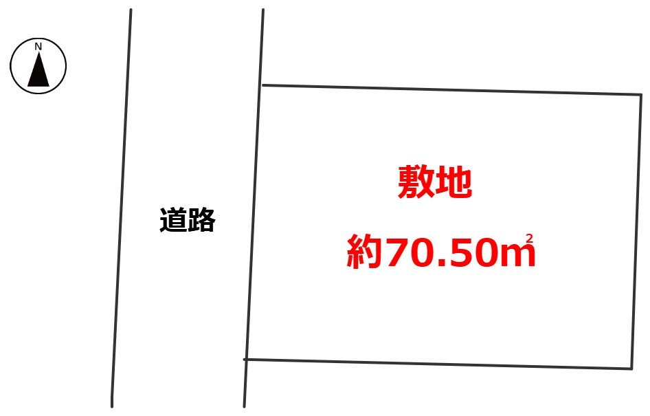 【建築条件付き土地】グラッド・タウン野崎１丁目の土地図|■駅近！！1区画販売♪♪