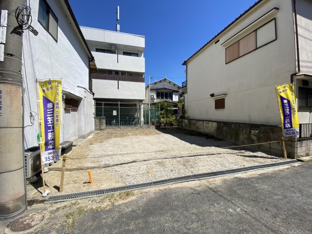 【建築条件付き土地】グラッド・タウン野崎１丁目の前面道路含む現地写真|■お家の間口が広いので、お車の駐車もしやすいですよ！！