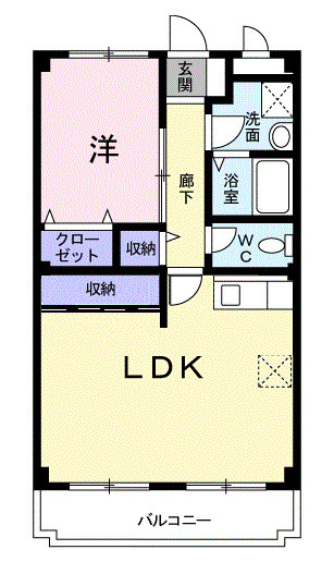 サンロイヤルマンションの間取り