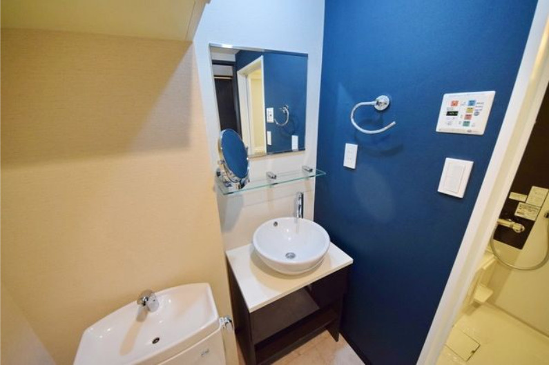 グロースメゾン用賀　最上階　南向き　ペット相談可　の洗面所