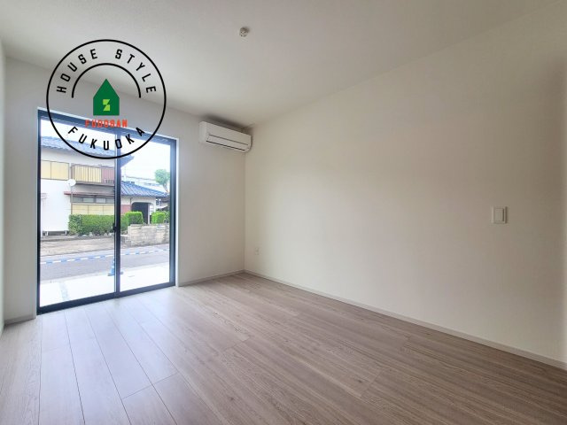 糟屋郡篠栗町和田4丁目第2-3棟（3号棟）の和室|将来的に、琉球畳を引きまして和室風にすることも可能です。