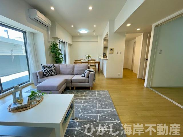 ハイホーム湘南平塚の居間・リビング|新規リフォーム完了！　20.1帖　LDK