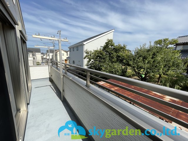 茅ヶ崎市室田　中古戸建のバルコニー