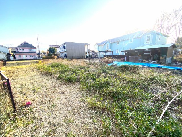 下溝　建築条件なし売地の外観