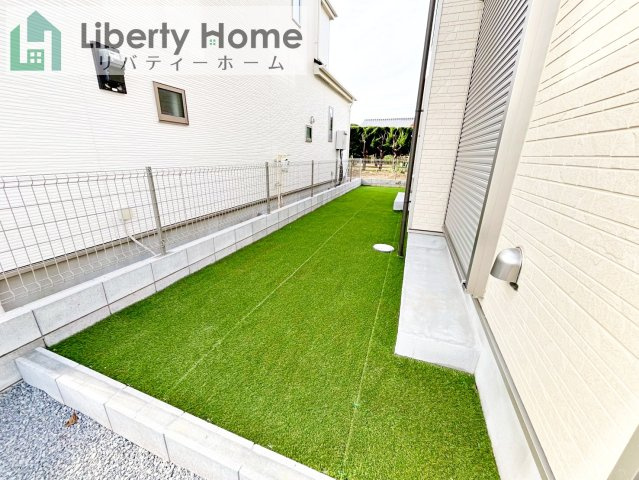 土浦市烏山4丁目　新築戸建　D号棟の庭