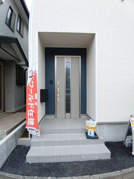 仲介手数料　CRADLE GARDEN 入間市鍵山第7　新築戸建　全１棟の玄関