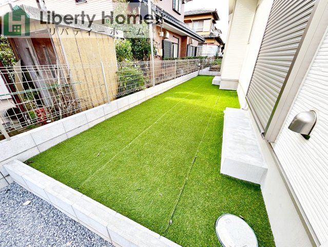 土浦市烏山4丁目　新築戸建　E号棟の庭