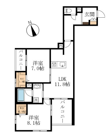 ARCH　EASTの間取り