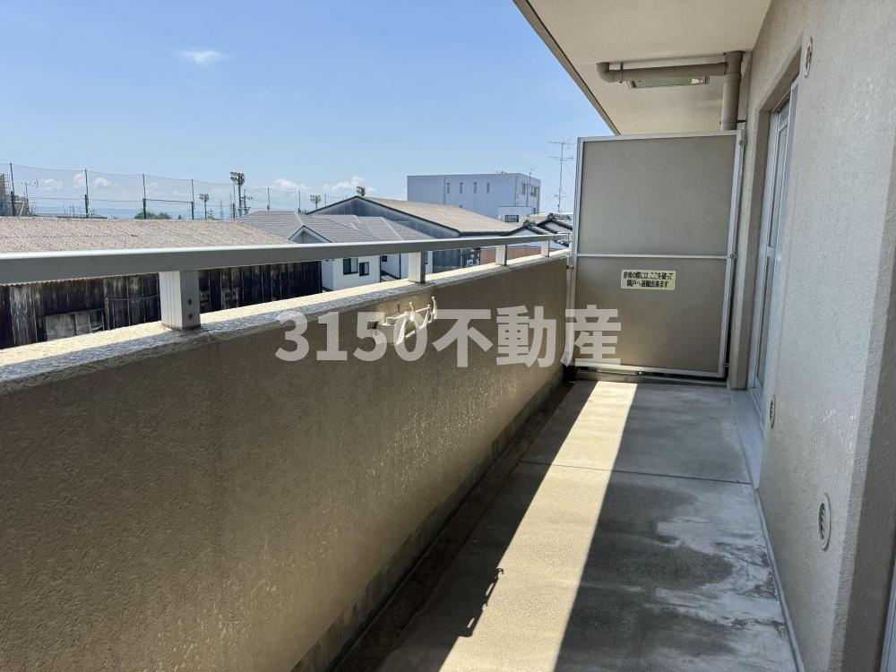 カサグランデ壱番館のバルコニー