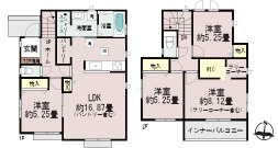 仲介手数料不要　ハートフルタウン菊陽町原水全3棟【菊陽北小・菊陽中】