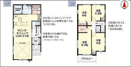 仲介手数料不要　KEIAIビルドリガーレ北区鶴羽田１期【北部東小・北部中】の間取り