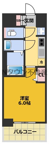 【間取り】 | プレサンス千種駅前レガート | 間取りです。