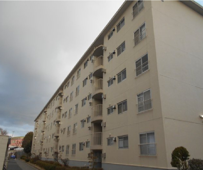 明舞13団地46号棟の外観