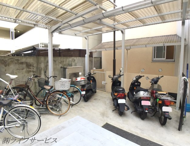 【駐輪場】 | ニュー大阪ハイツ（宮原５丁目） | バイク置場・駐輪場