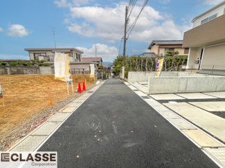 【前面道路含む現地写真】 | 宇治市木幡御蔵山　2区画　I号地　建築条件付き