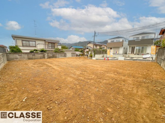 【前面道路含む現地写真】 | 宇治市木幡御蔵山　2区画　I号地　建築条件付き