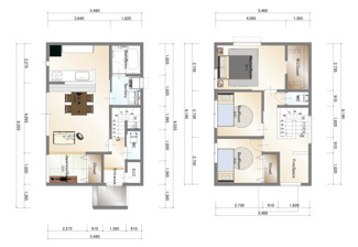【参考プラン】 | 宇治市木幡御蔵山　2区画　I号地　建築条件付き | 自由設計になりますので設計士と直接お話していただきオンリーワンのおうちづくりが可能です！需要の多いランドリールームも実現可能です。一緒に楽しくお家づくりをしていきましょう！