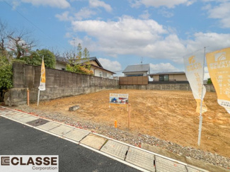 【前面道路含む現地写真】 | 宇治市木幡御蔵山　2区画　I号地　建築条件付き