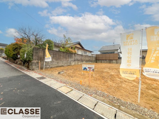 【前面道路含む現地写真】 | 宇治市木幡御蔵山　2区画　I号地　建築条件付き