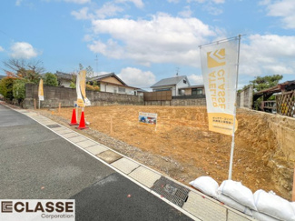 【前面道路含む現地写真】 | 宇治市木幡御蔵山　2区画　J号地　建築条件付き