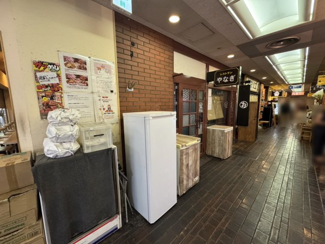 さんプラザ地下１階店舗の外観