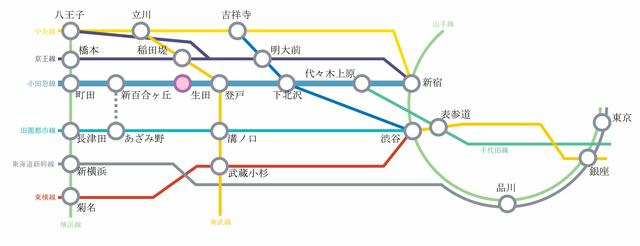 アザーレ・プラネ生田Ⅳの地図|イメージ
