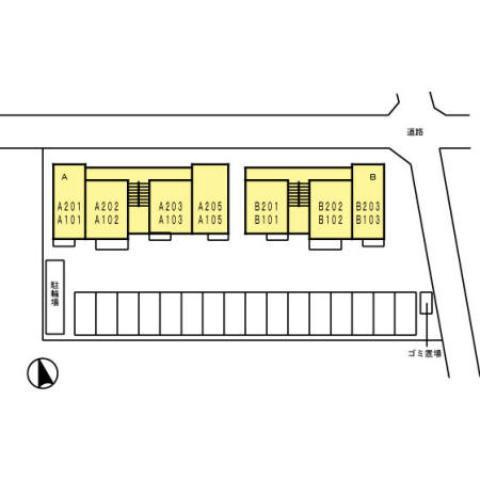 メゾンエミグラント　Ａの外観|外観写真（昼）