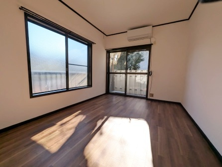 さいたま市桜区西堀８丁目のアパートの寝室