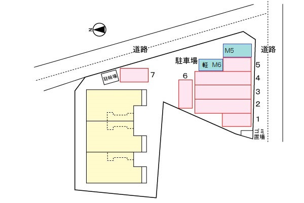 フィオーレビラの区画図