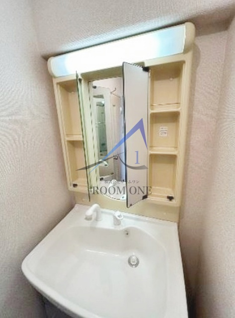 ビレッタ仲六郷の洗面所|独立洗面台です。