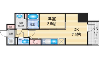 【間取り】 | ルネフラッツ庄内通駅前 | 略図の為、現状優先