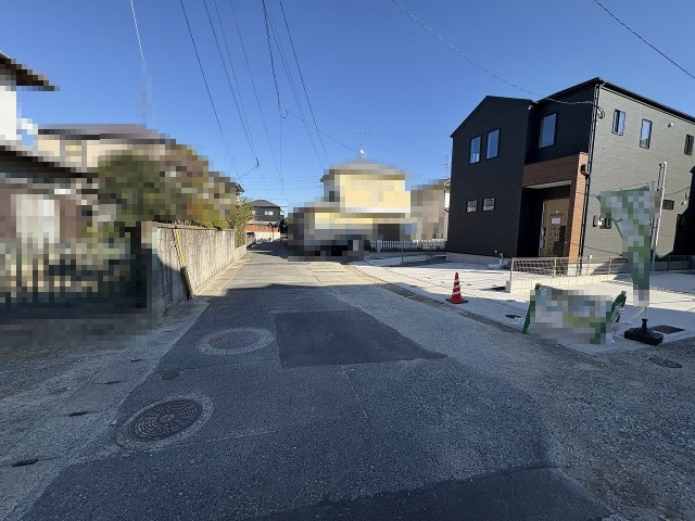 【その他】 | 福岡市早良区干隈5丁目1期　3号棟（全3棟）【仲介手数料無料・0円】 | 現地写真。前面道路です。