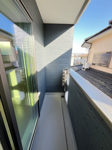 【バルコニー】 | 福岡市早良区干隈5丁目1期　3号棟（全3棟）【仲介手数料無料・0円】 | 現地写真。