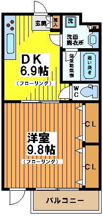【間取り】 | グラントレゾール明大前