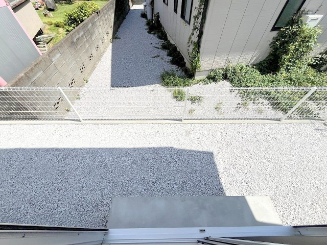 昭島市緑町2　新築分譲　全2棟の庭