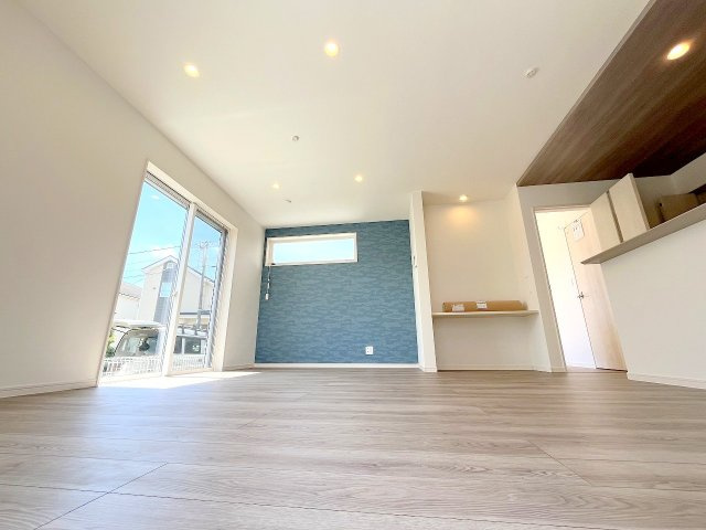 昭島市緑町2　新築分譲　全2棟の居間・リビング