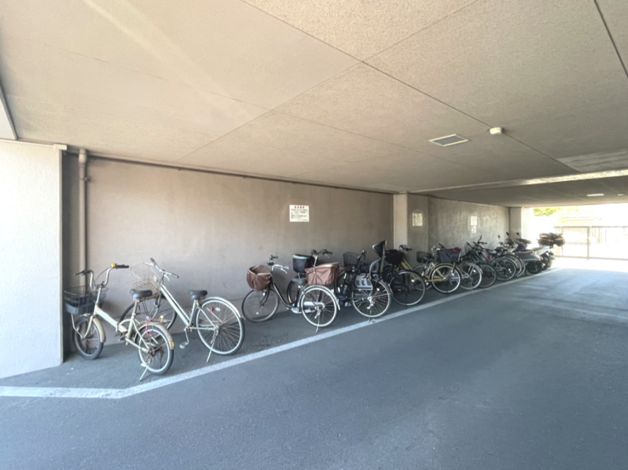 アルファガーデン錦町のその他共用部分|駐輪場
シールあり（年額1200円/台）
