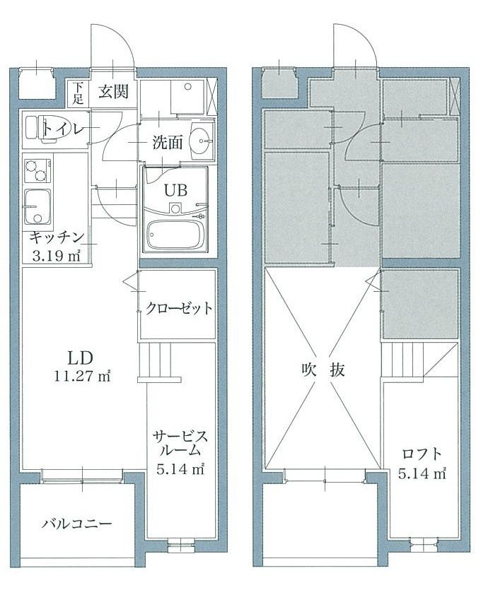 リアンレガーロ井尻ステーションEAST館の間取り