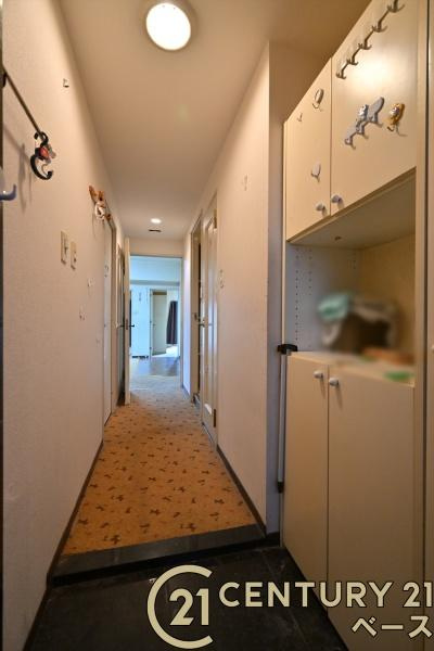 朝日プラザシティ南大和イーストウイングＡ棟の玄関|■現地撮影写真■