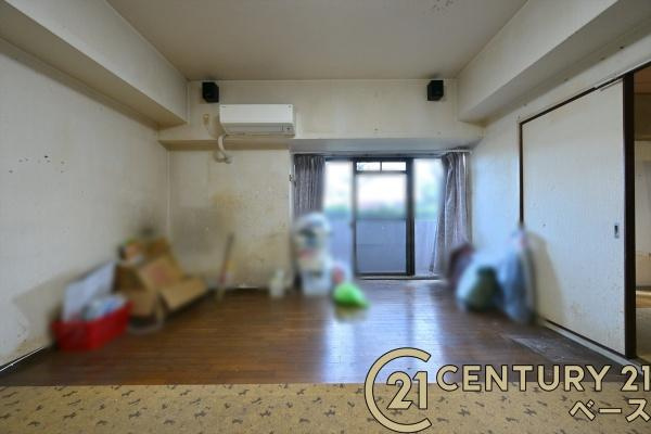 朝日プラザシティ南大和イーストウイングＡ棟の居間・リビング|■現地撮影写真■