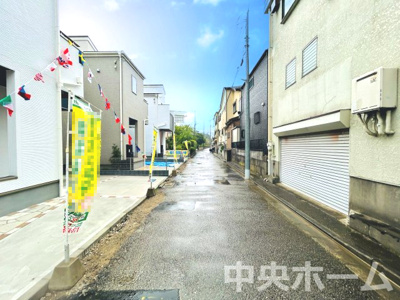 【前面道路含む現地写真】 | 江戸川区江戸川1丁目新築分譲住宅 | 全面道路