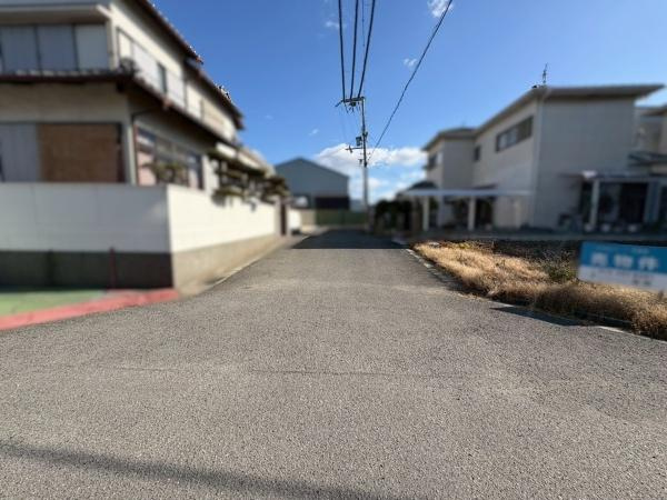 和歌山市粟　土地の前面道路含む現地写真
