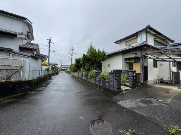 宮崎市大字田吉・土地の前面道路含む現地写真