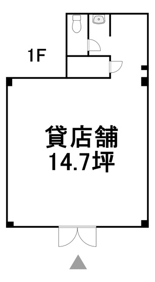 【間取り】 | 貸店舗