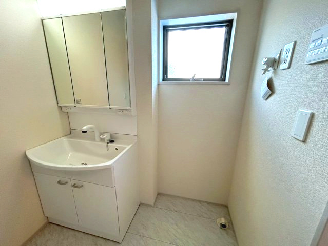 新築戸建　長野市川中島町御厨第3の独立洗面台