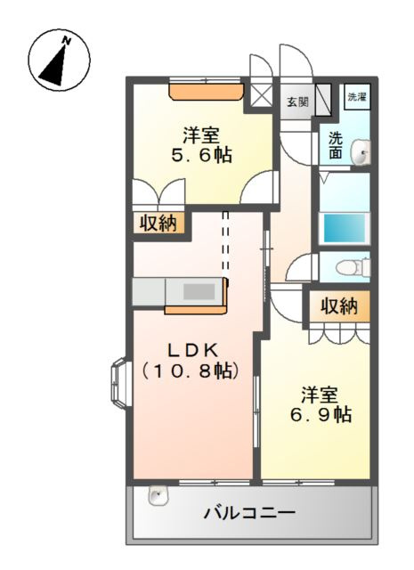 Sun Saisonの間取り