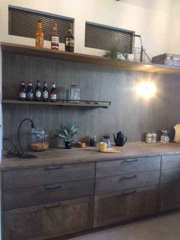 【建売】八戸市湊高台3丁目のキッチン|カップボード付き