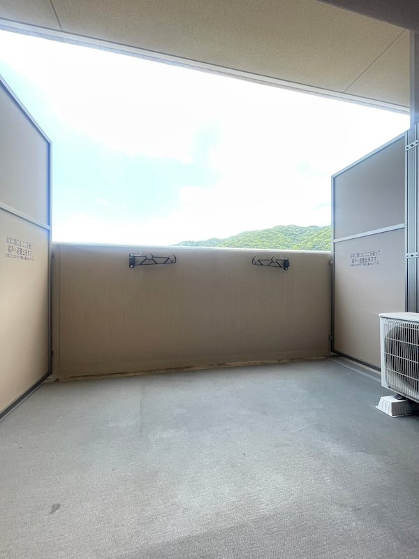 スプランディッド神戸北野のバルコニー